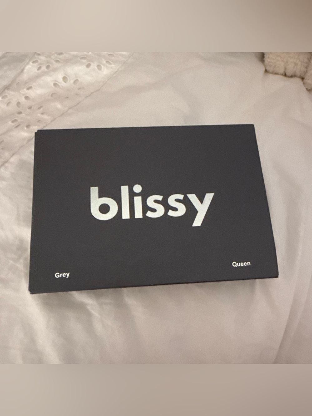 Bliss 100% Mulberry Silk Pillowcase Box in Grey